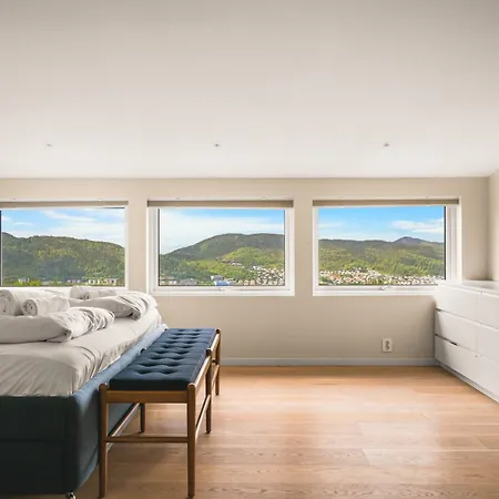Panoramic Views - Family At Floyen! Apartment *